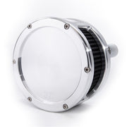 Feuling BA air cleaner - Raw - Black filter - Solid cover