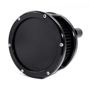 Feuling BA air cleaner - Black - Black filter - Solid cover