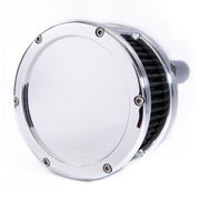 Feuling BA air cleaner - Chrome - Black filter - Solid cover