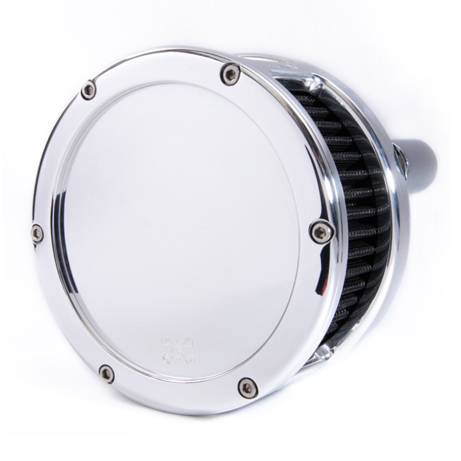 Feuling BA air cleaner - Chrome - Black filter - Solid cover