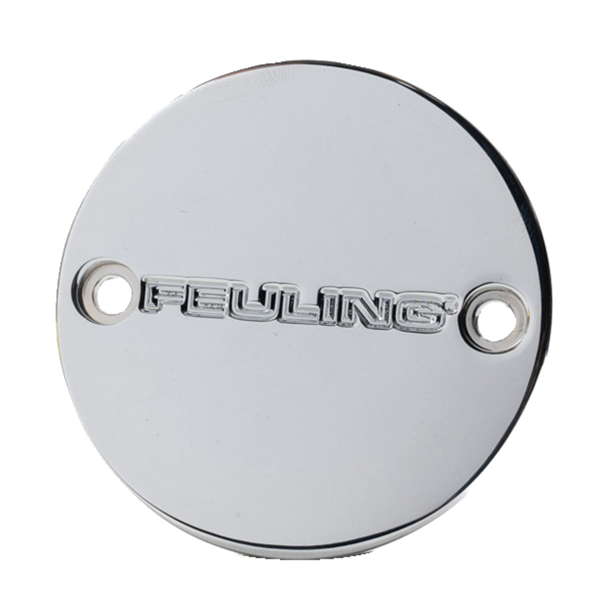 Feuling point cover - Feuling Text Logo - Chrome