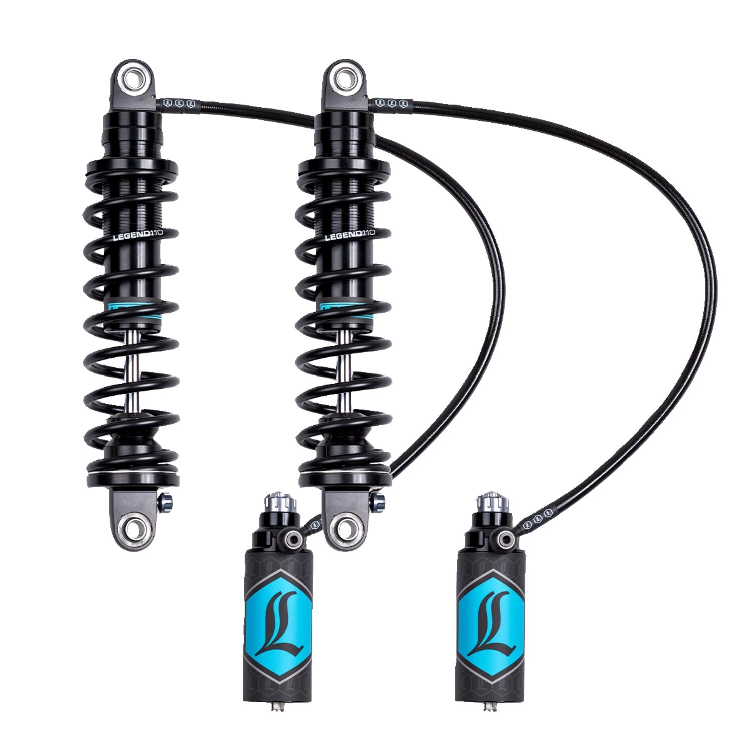 Legend Air Suspension Legend Revo ARC 13" shock set Touring - Black - STD duty