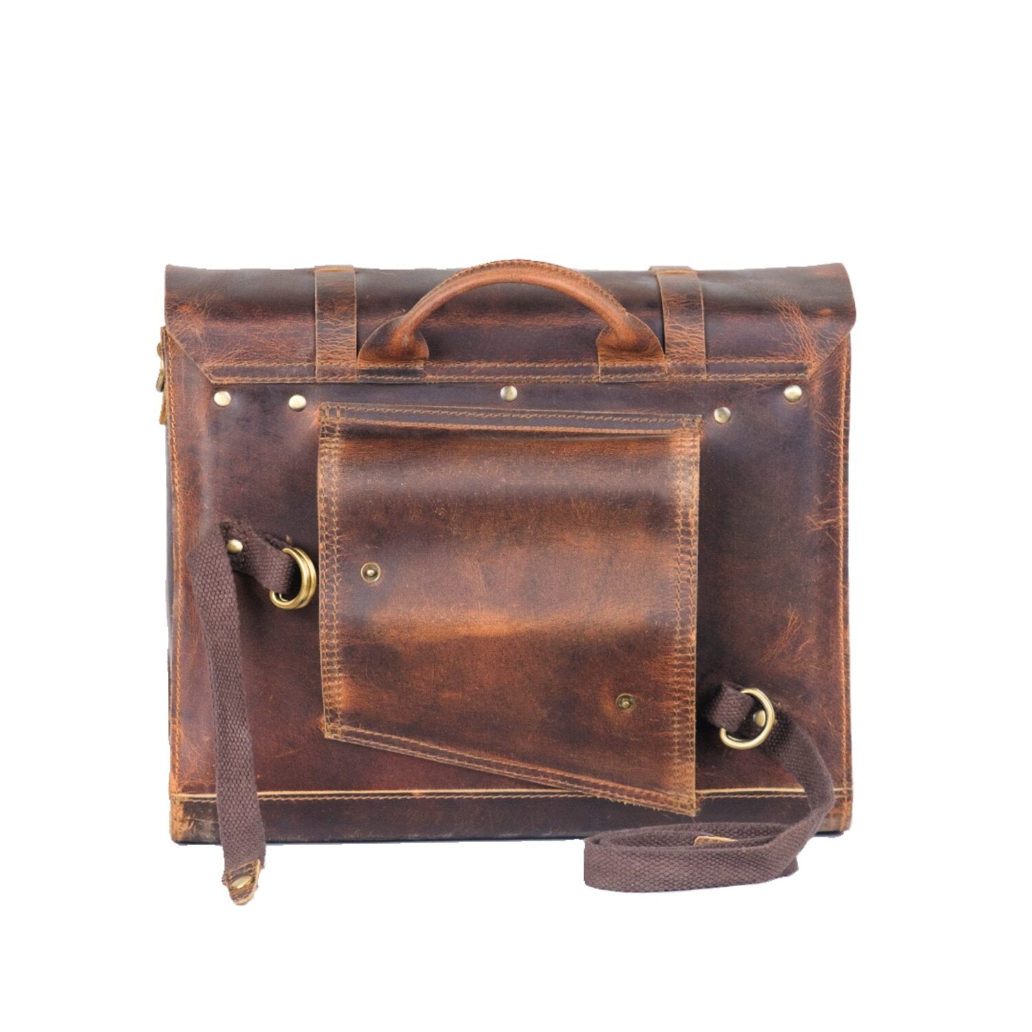 Trip Machine Legacy Saddlebag set - Cognac