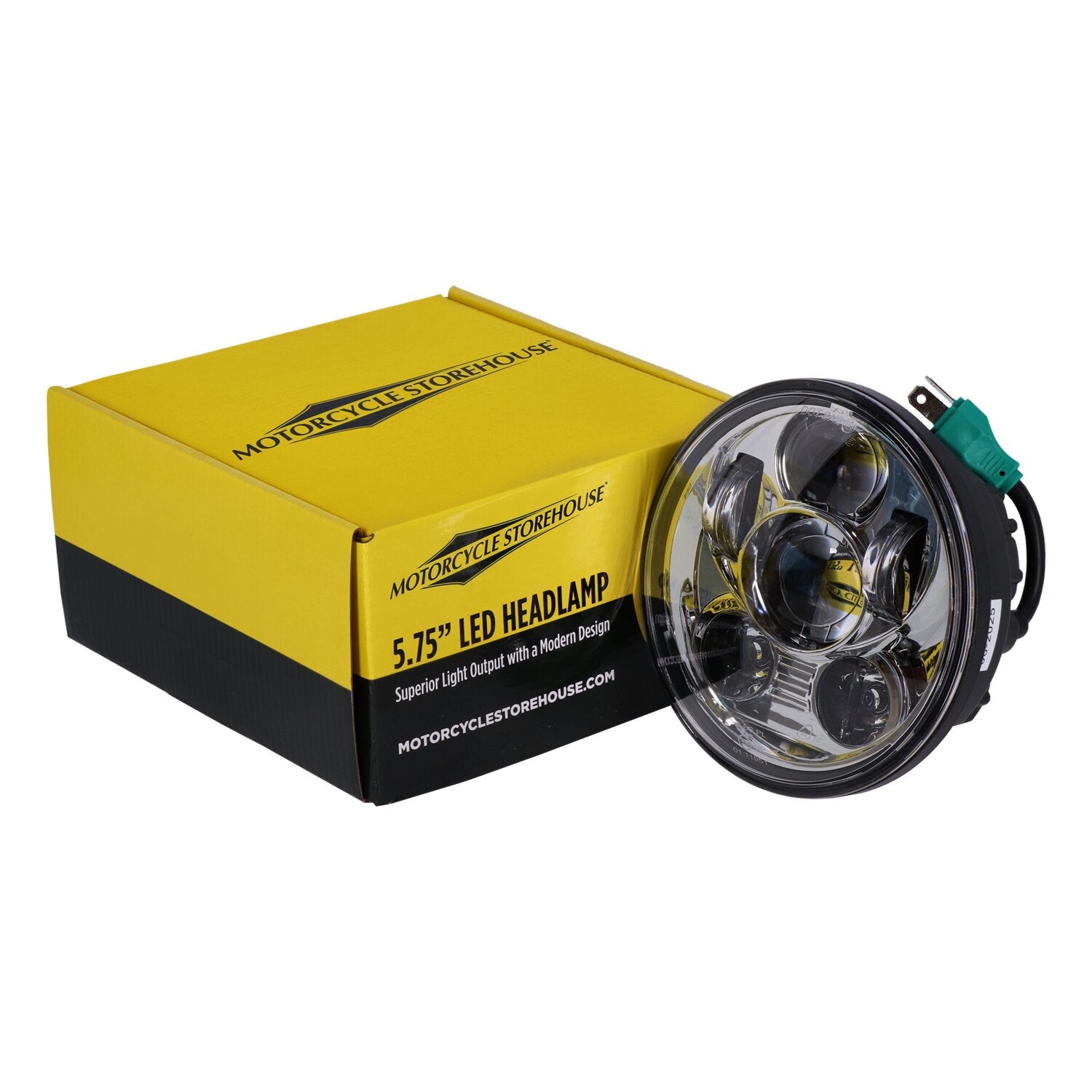 MCS Bright 5-3/4" LED headlamp unit - Chrome