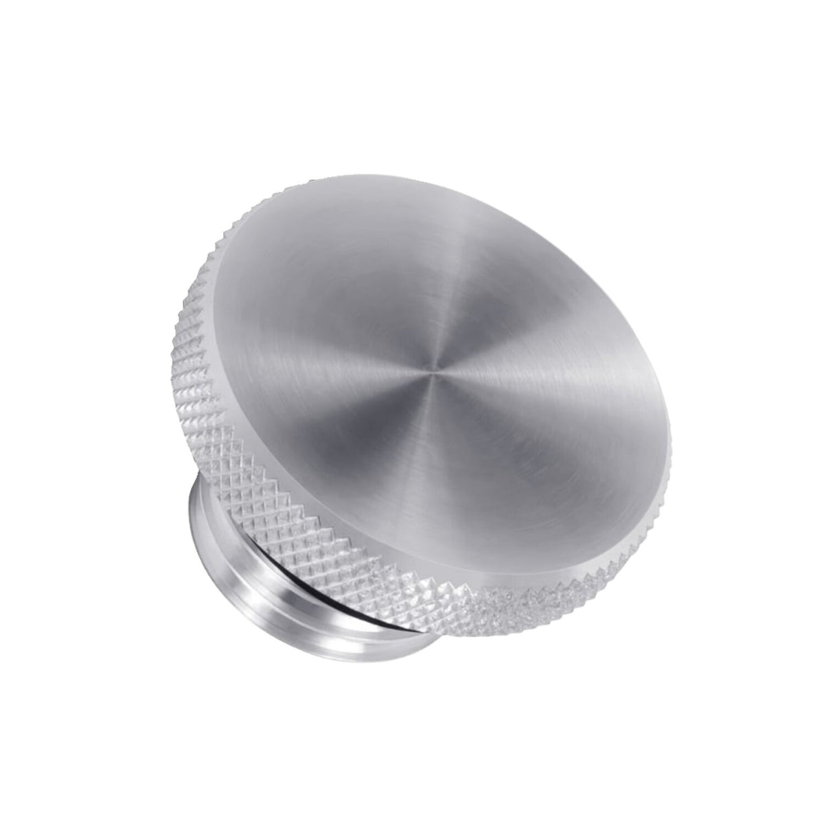 Motone vented gas cap - Clear aluminum