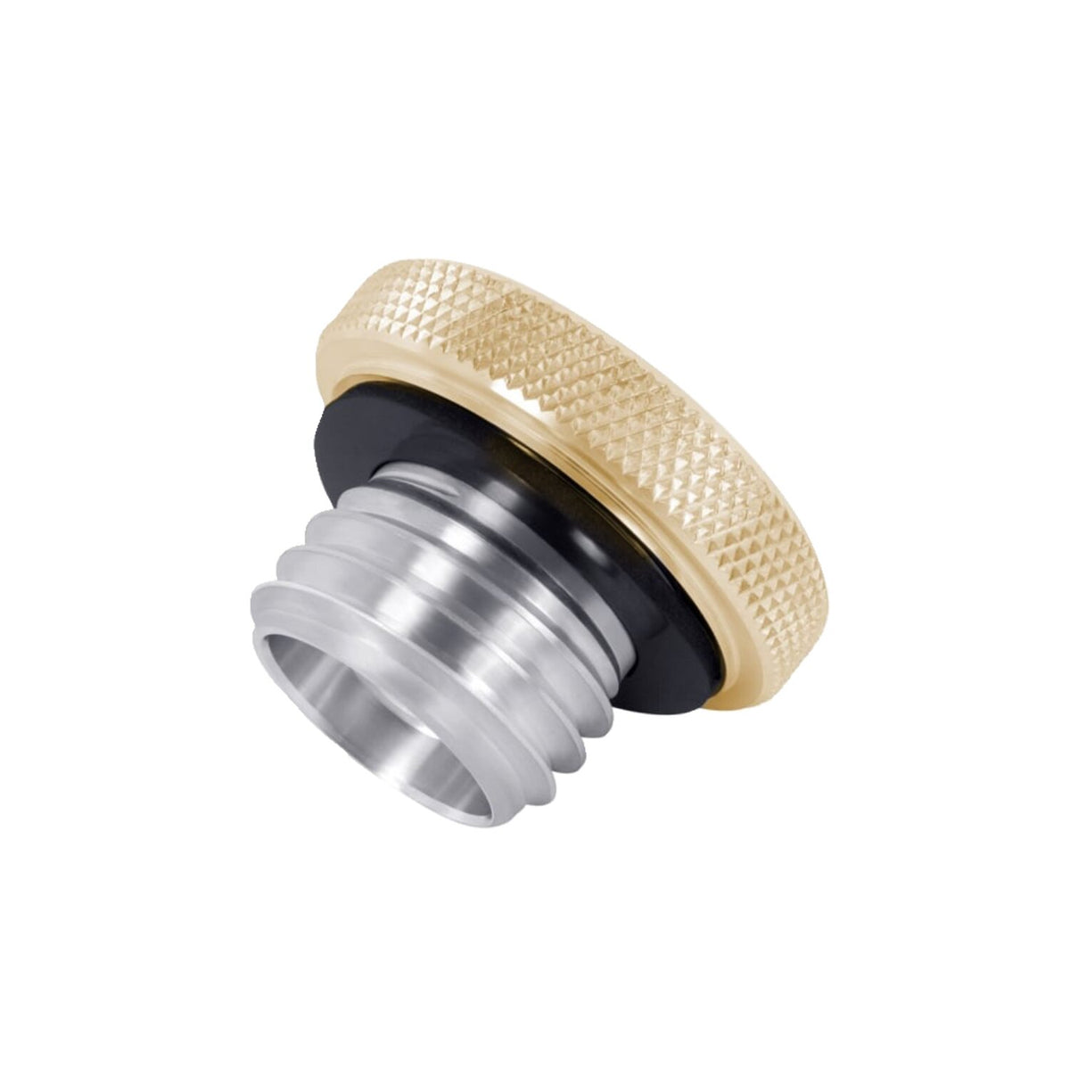 Motone vented gas cap - Brass aluminum