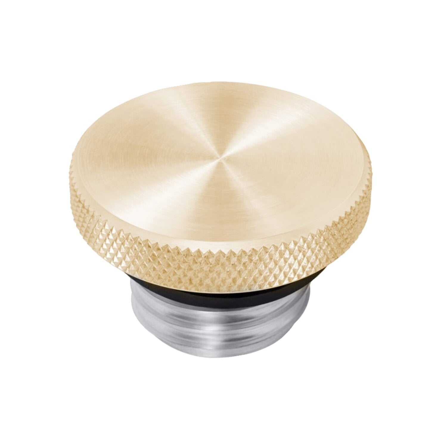 Motone vented gas cap - Brass aluminum