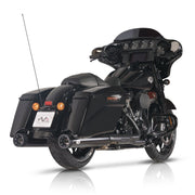 V Performance 114mm Double Ring slip-on mufflers - Black Cer