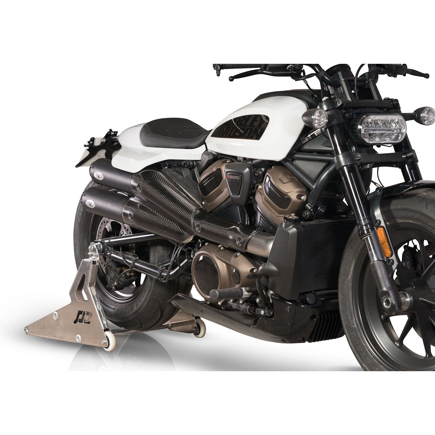 V Performance 2-2 muffler set Sportster S - Black