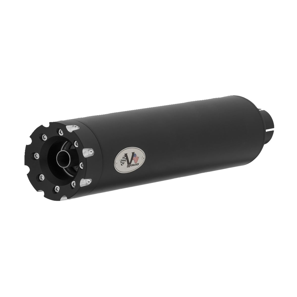V Performance 2-2 exhaust system - Revolver end caps - Black