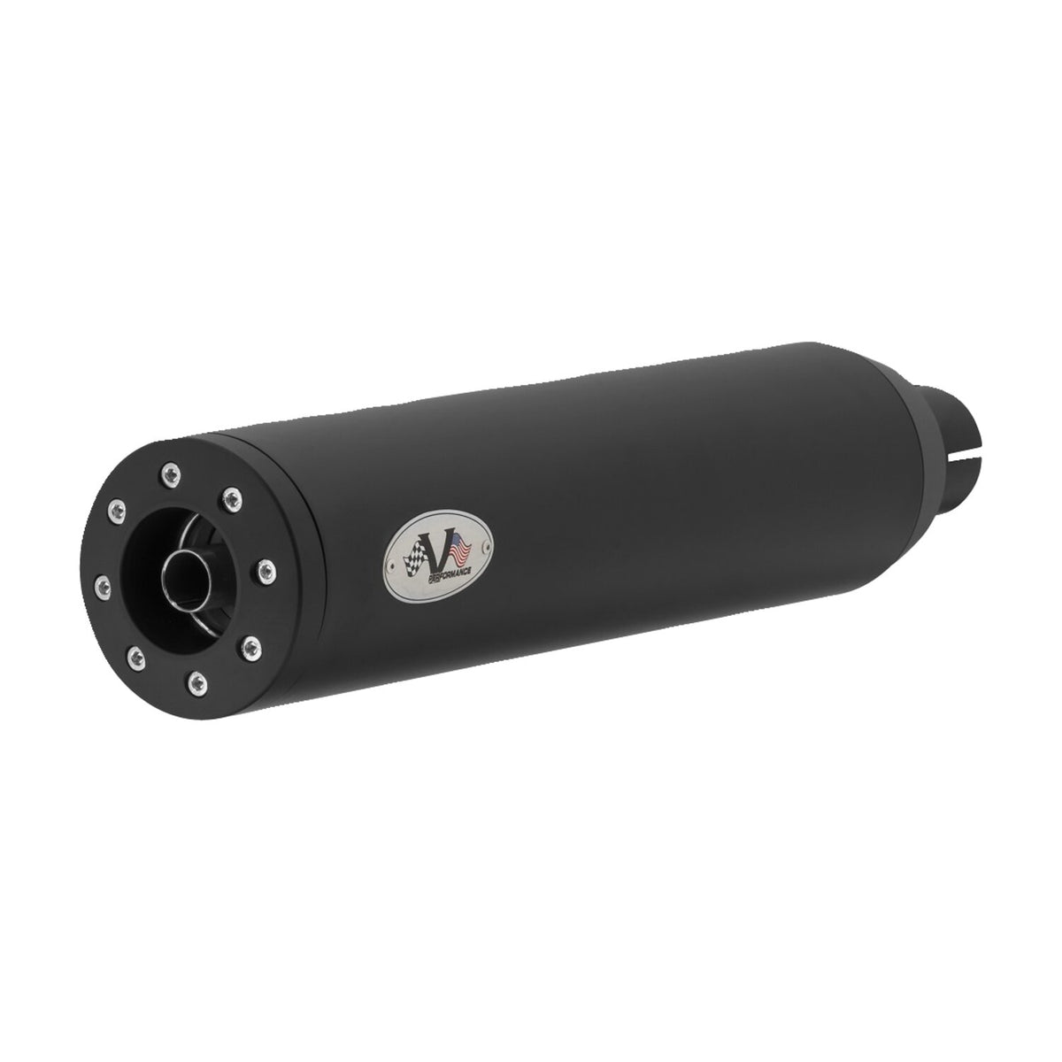 V Performance Chubby 90mm slip-on muffler set - Black