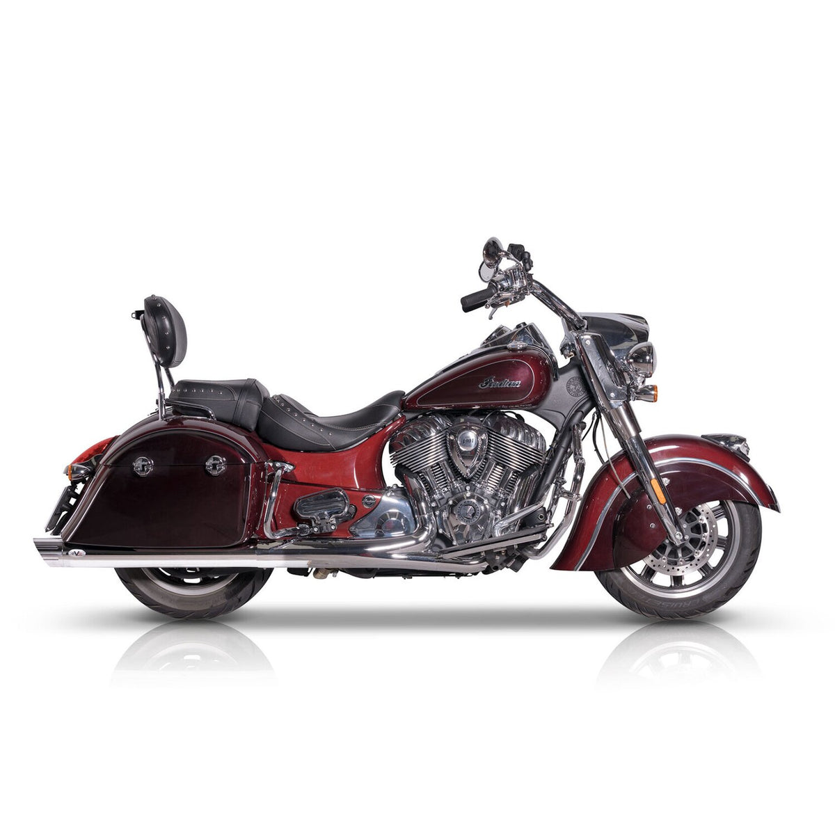V Performance 100mm Banger slip-on muffler set - Chrome