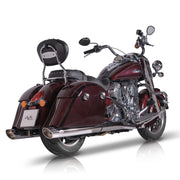 V Performance 100mm Banger slip-on muffler set - Chrome