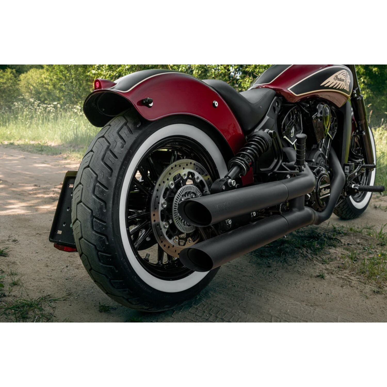 Killer Custom Rear Fender Apache - Black