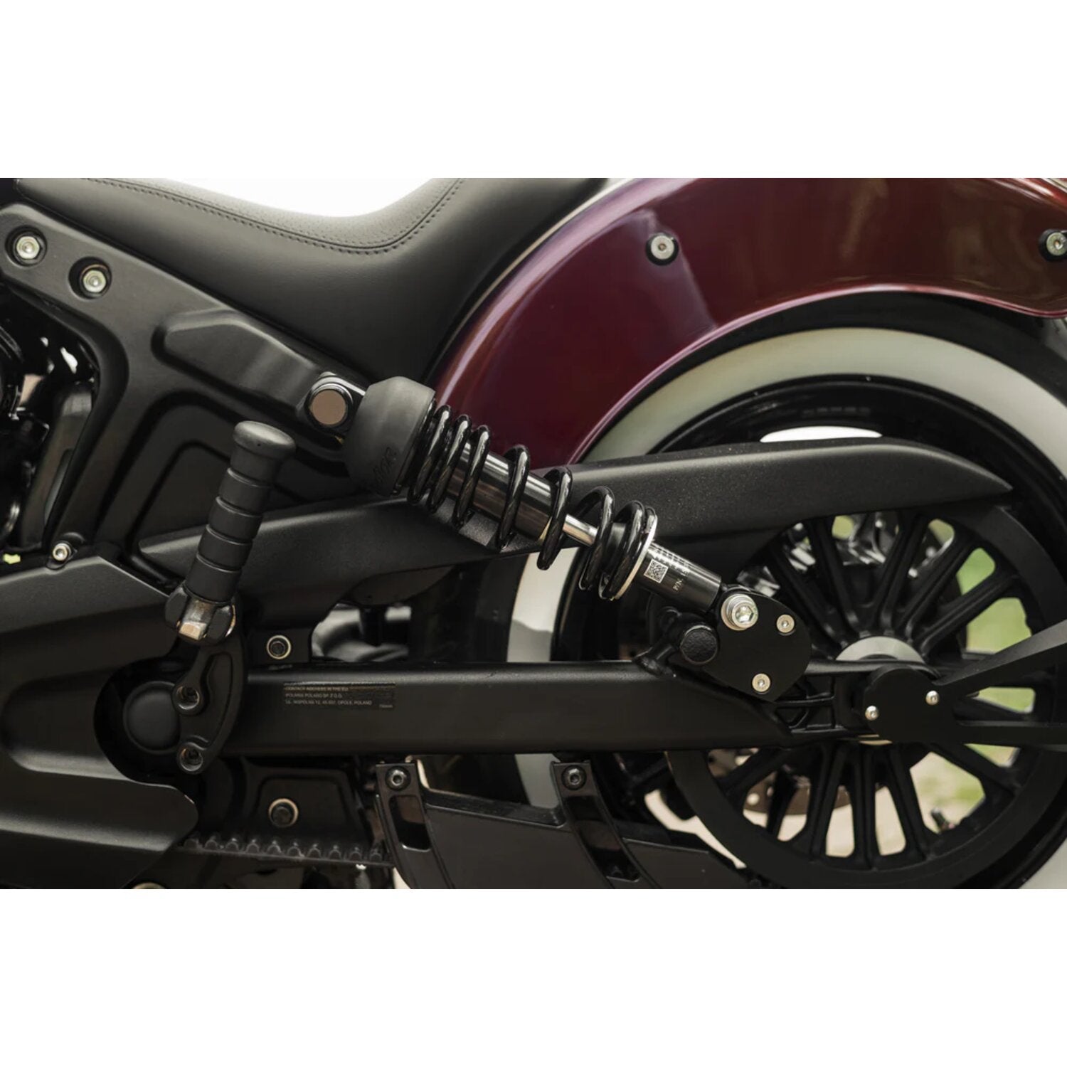 Killer Custom Rear Shock Bolt Covers - Black