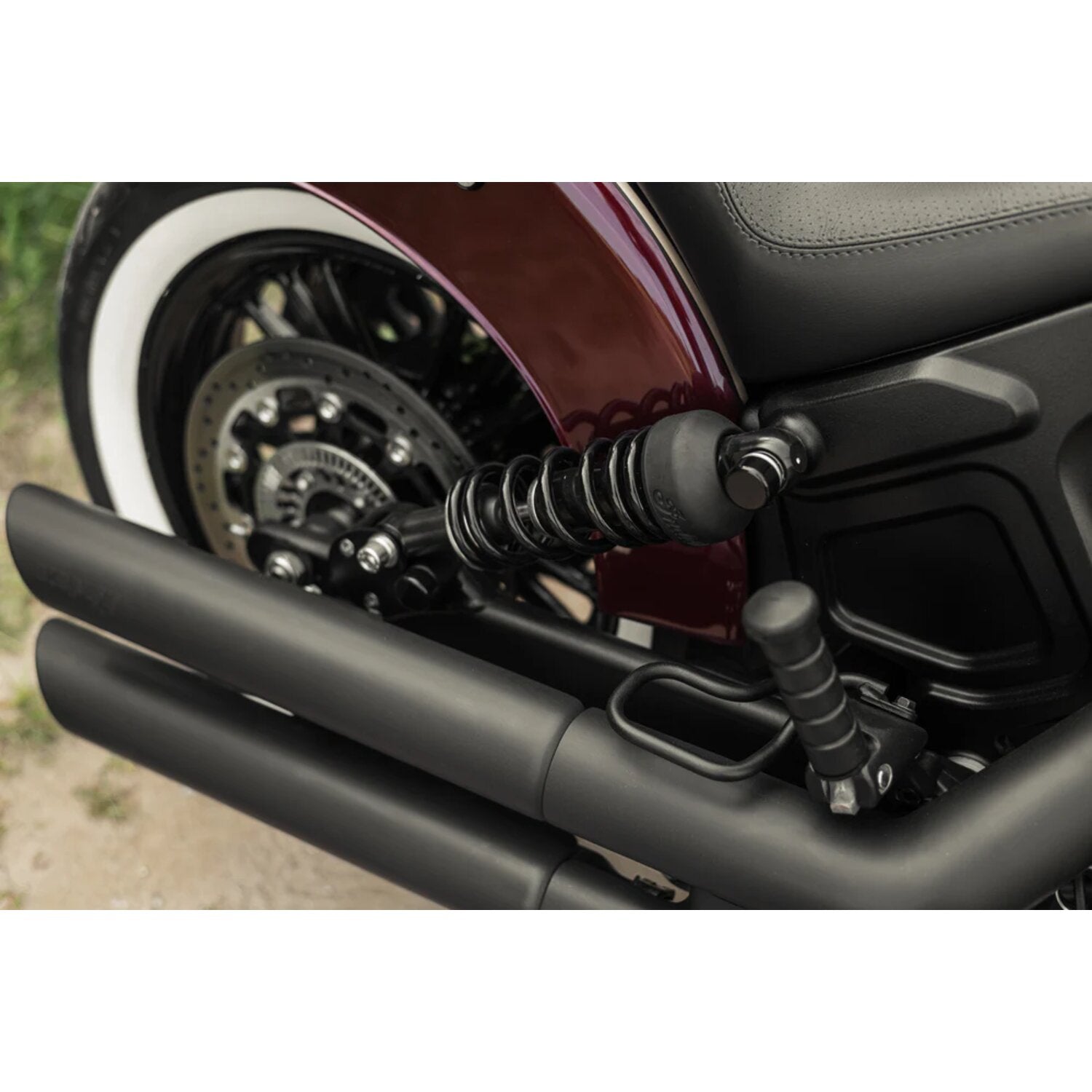 Killer Custom Rear Shock Bolt Covers - Black