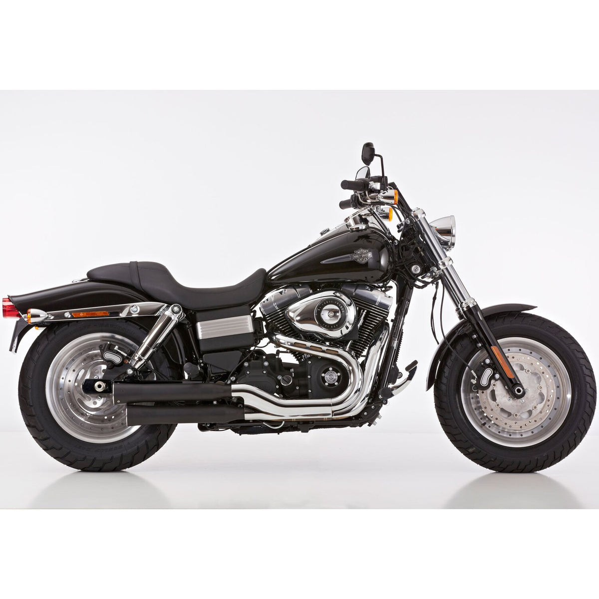 Falcon exhaust Falcon Double groove Slip-ons exhaust Black