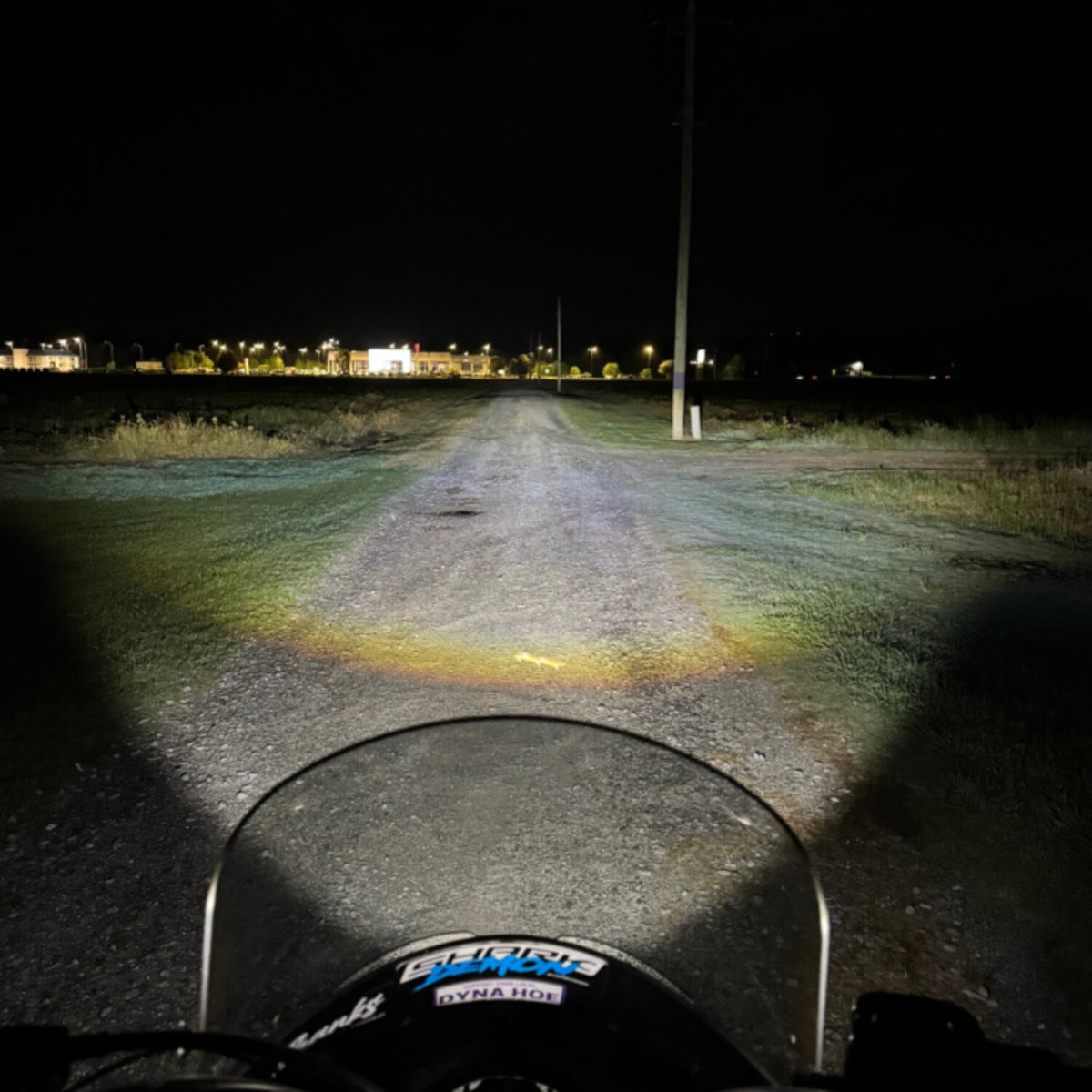 Custom Dynamics 5-3/4" Shark Demon LED headlamp kit
