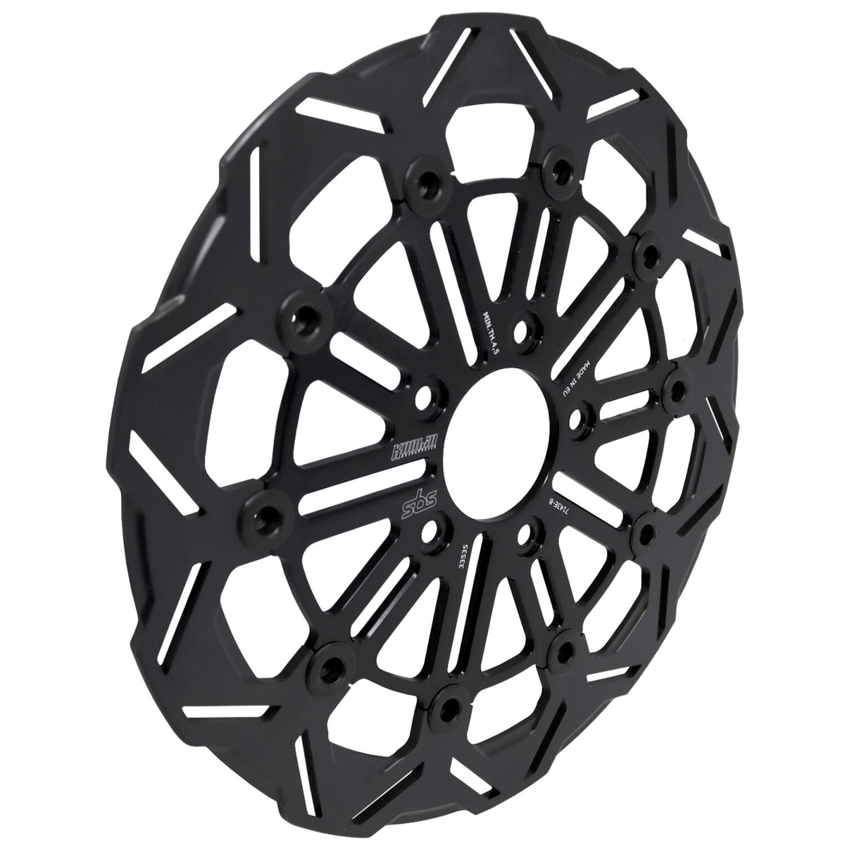 Kodlin by SBS '10-spoke' brake rotor front L/R - Black
