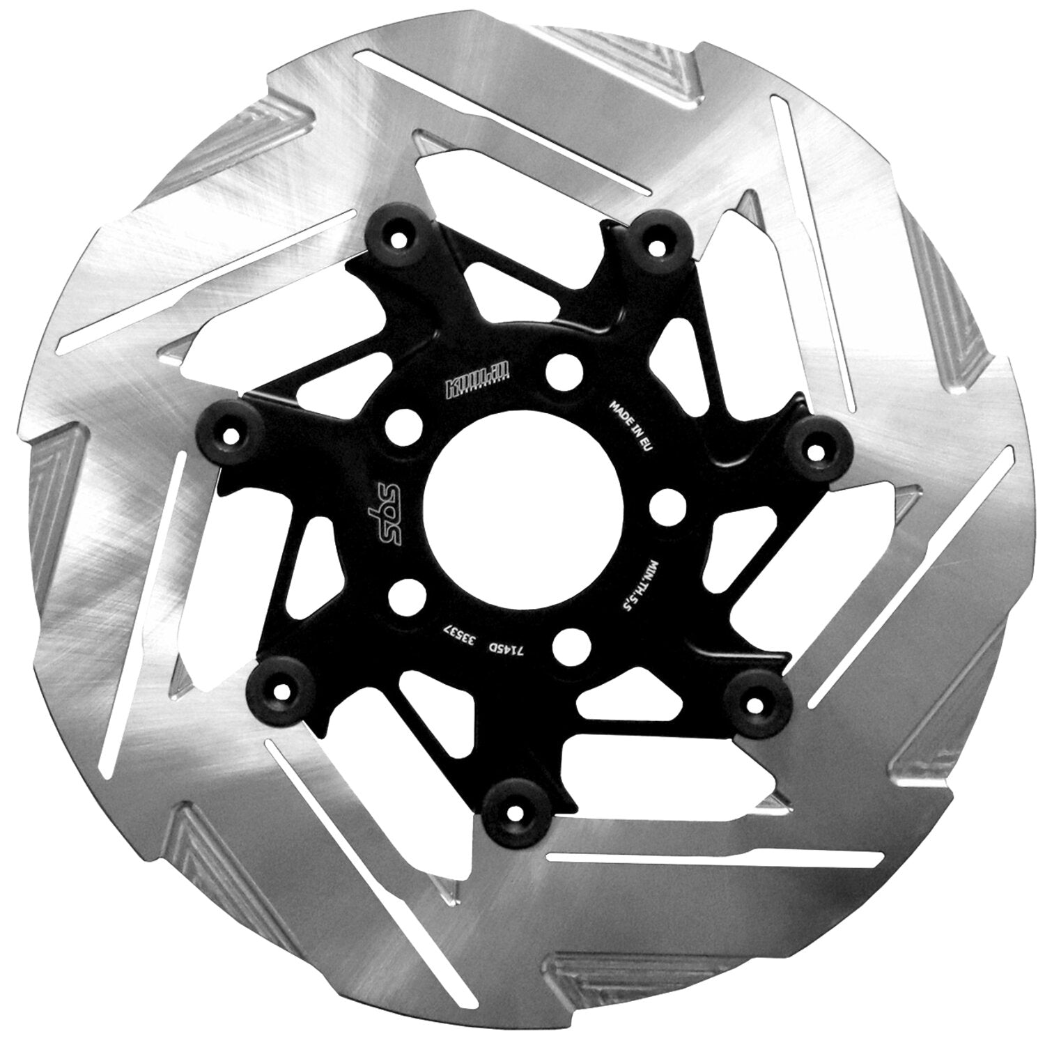 Kodlin by SBS '7-spoke' brake rotor rear - Clear