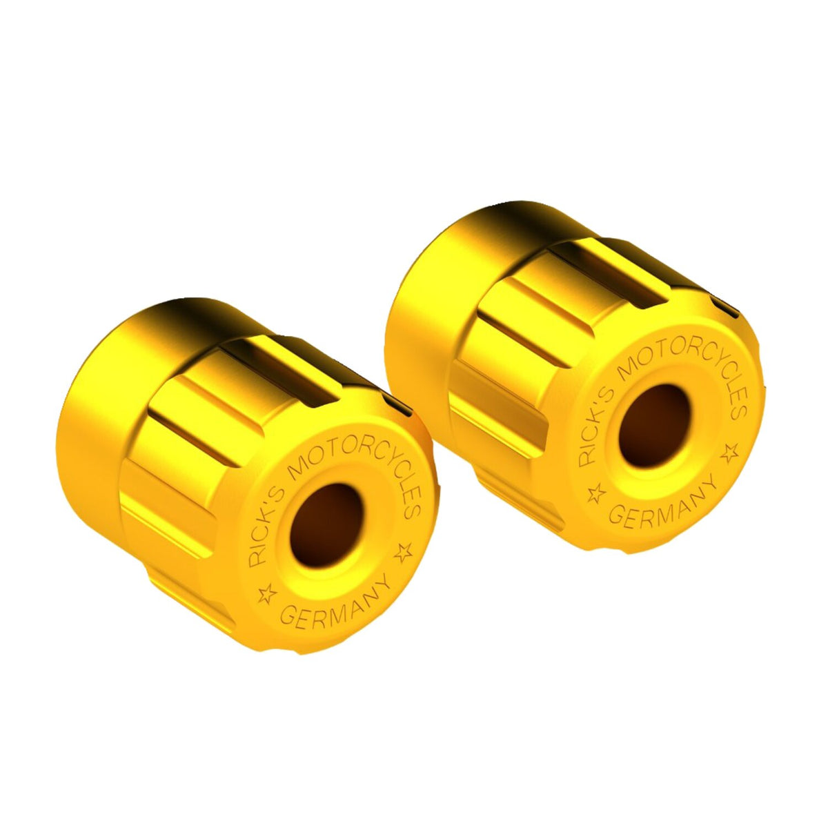 Rick's Motorcycles Clubstyle crashbar end caps - Gold