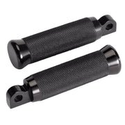 Rick's Motorcycles foot pegs Knurled style - Black