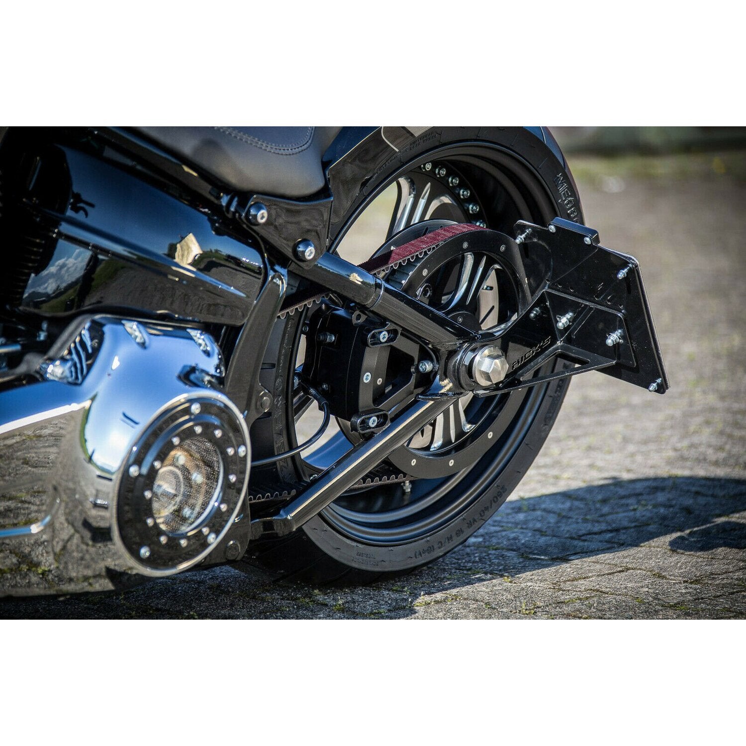 Rick's Motorcycles side mount License plate bracket short