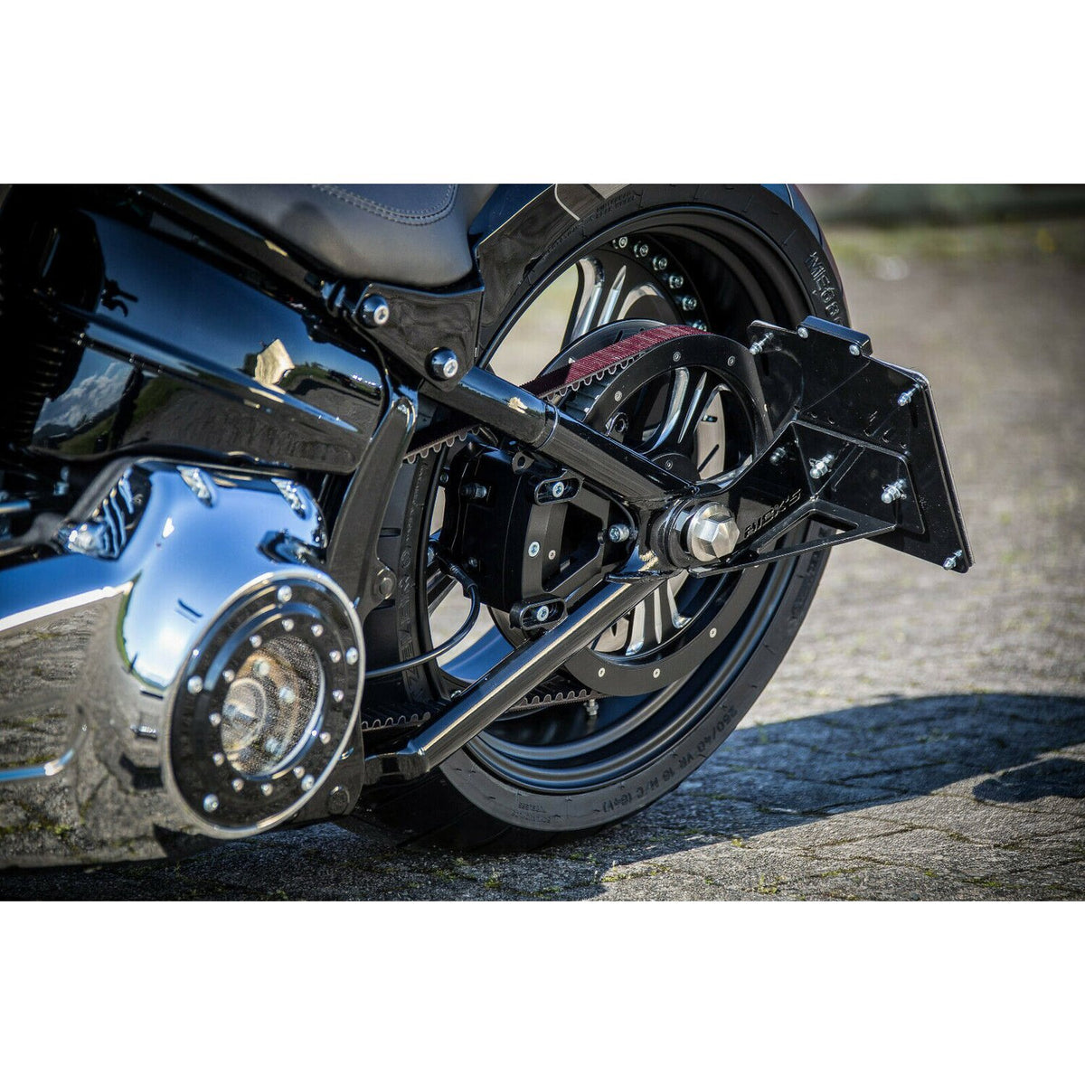 Rick's Motorcycles side mount License plate bracket short