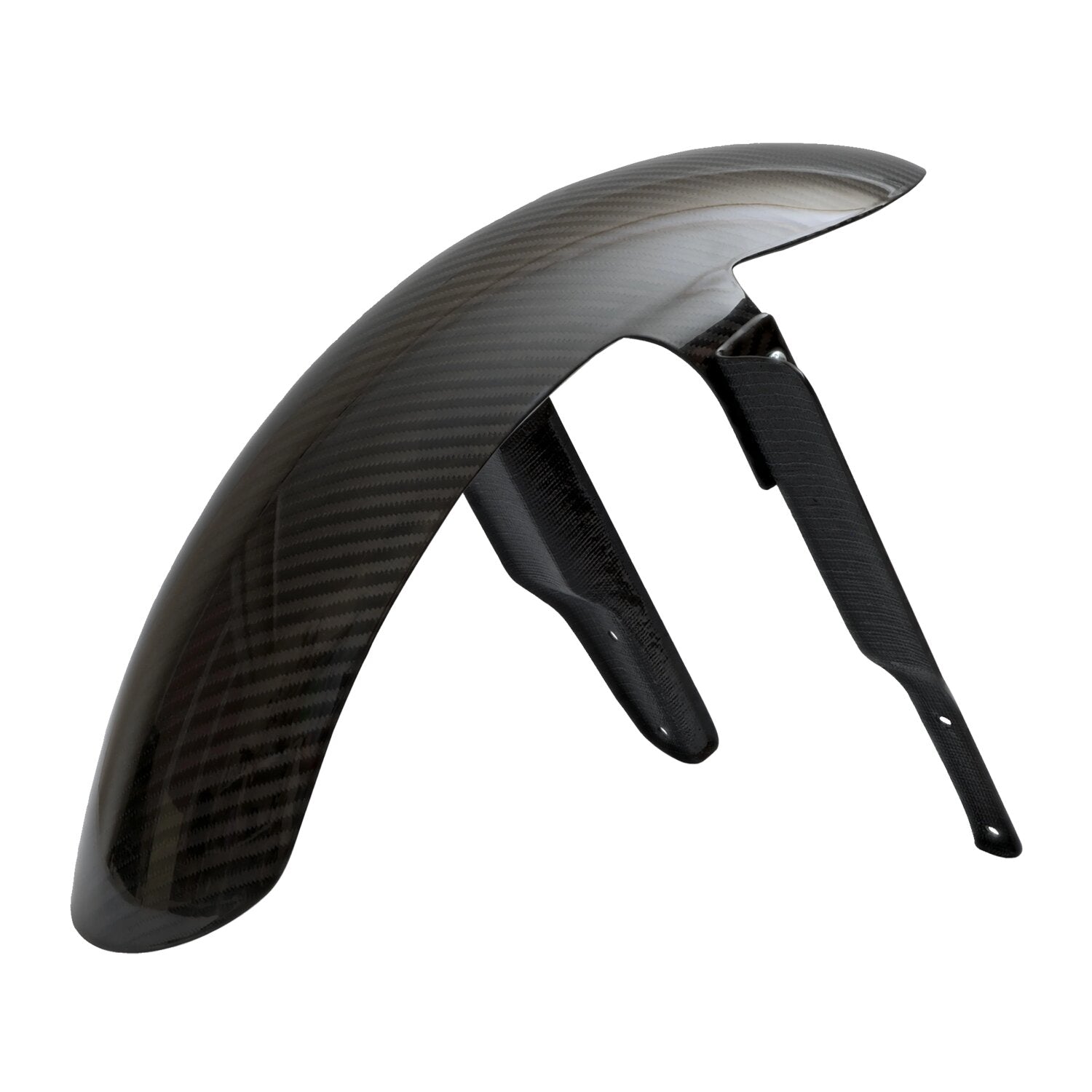 Tommy & Sons carbon fiber 3-piece front fender - Woven
