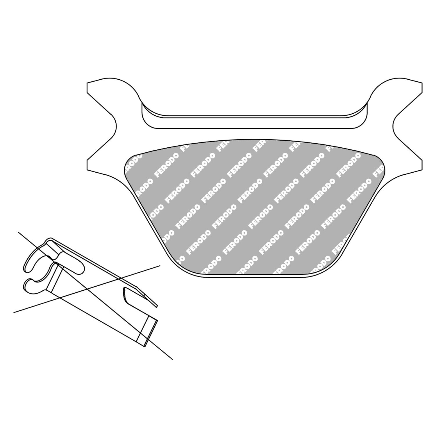Ferodo brake pads - Sintered SG-compound