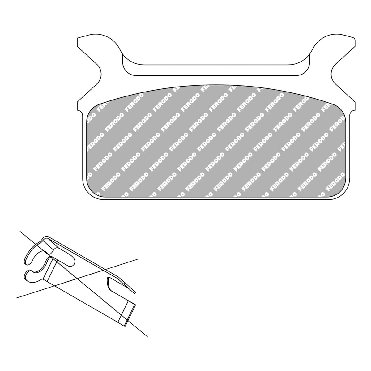 Ferodo brake pads - Organic P-compound