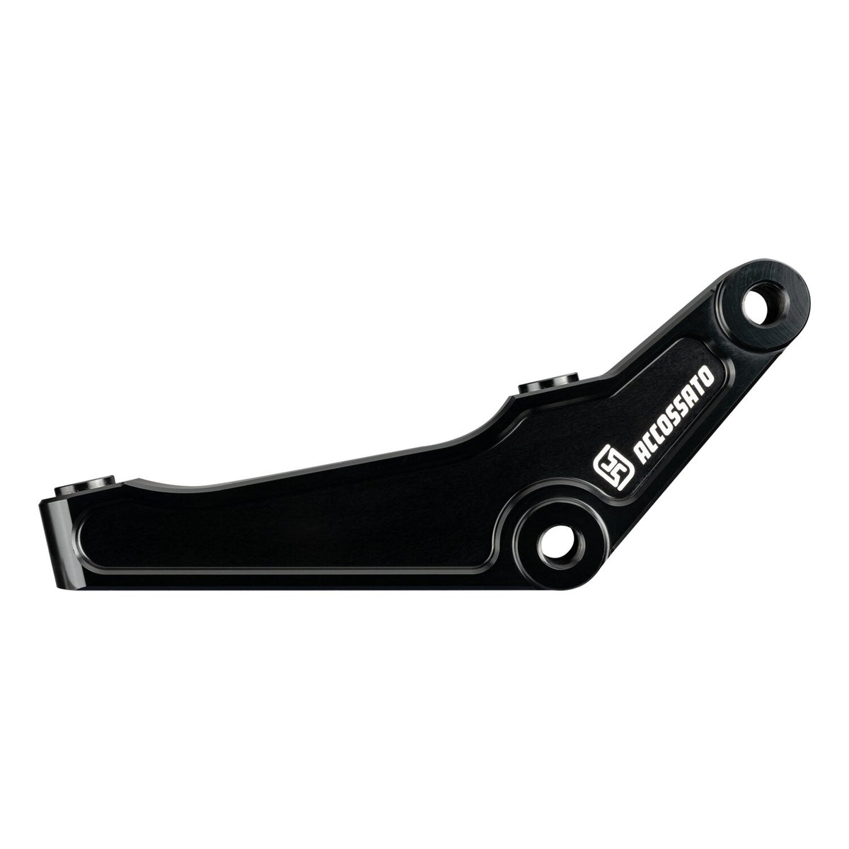 Accossato brake caliper bracket set - 108mm L/R front - Black