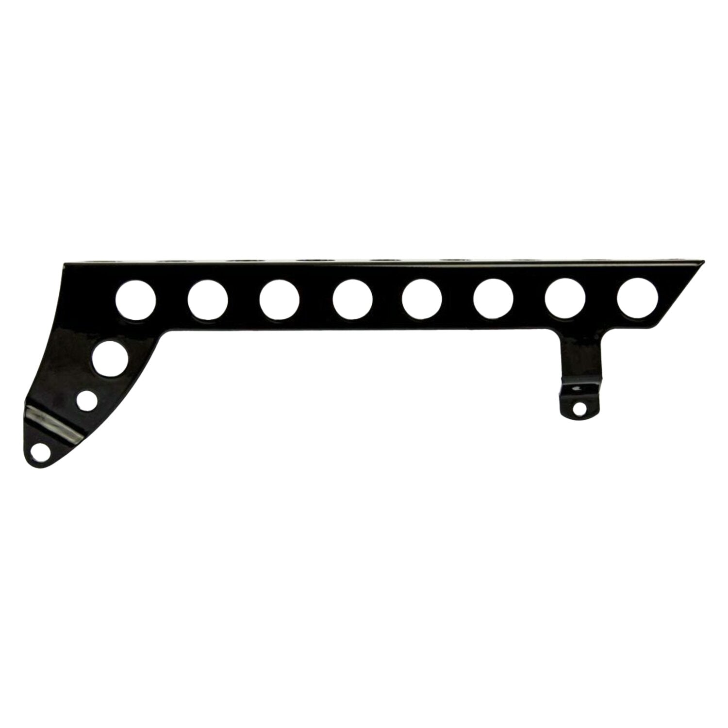 Rick's Motorcycles belt cover Round holes - Gloss black