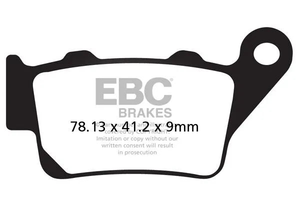 Ebc Sfa-hh Series Sintered Scooter Brake Pads - Rear
