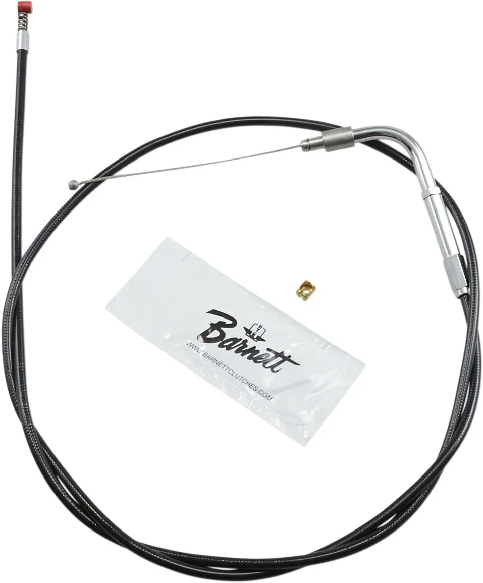Barnett Black Vinyl Idle Cable for Harley Davidson FLHT FLHTC