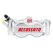 Accossato 100mm Monoblock radial brake caliper left - Silver