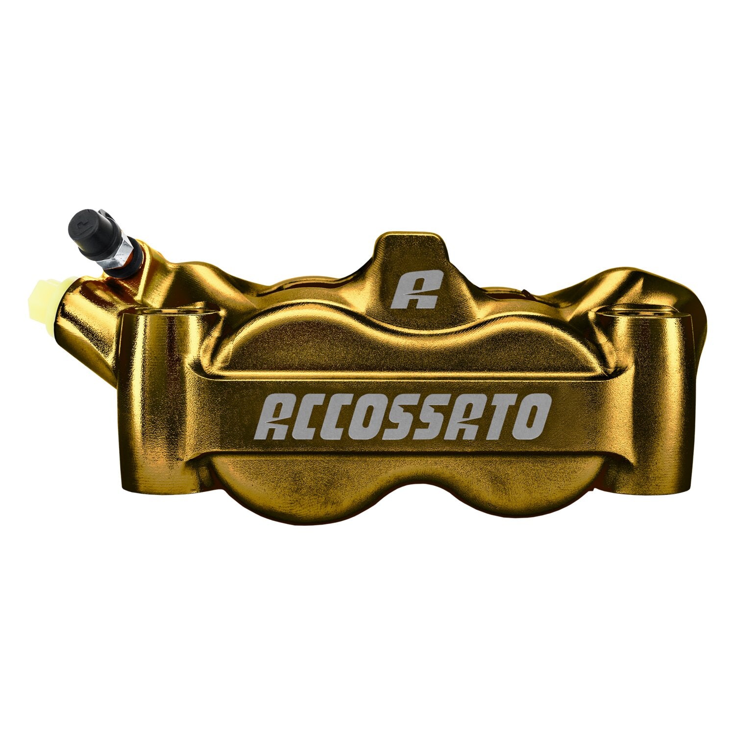 Accossato 100mm Monoblock radial brake caliper left - Gold
