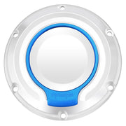 Fangster Derby cover - Chrome blue