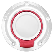 Fangster derby cover - Chrome red
