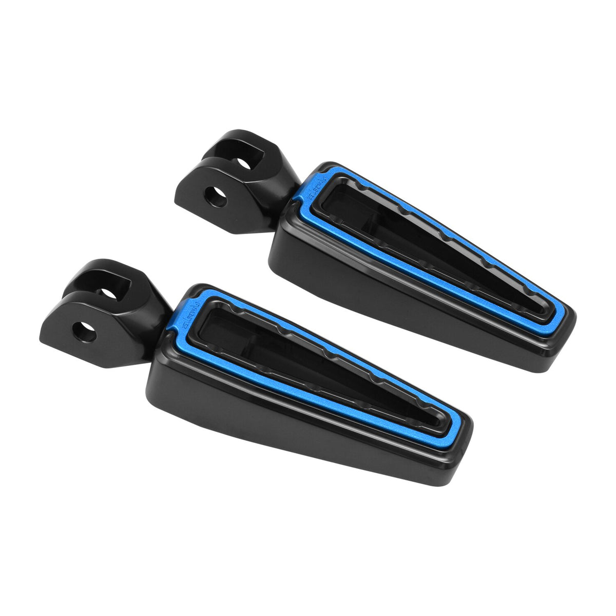 Fangster rider foot pegs - Black Blue