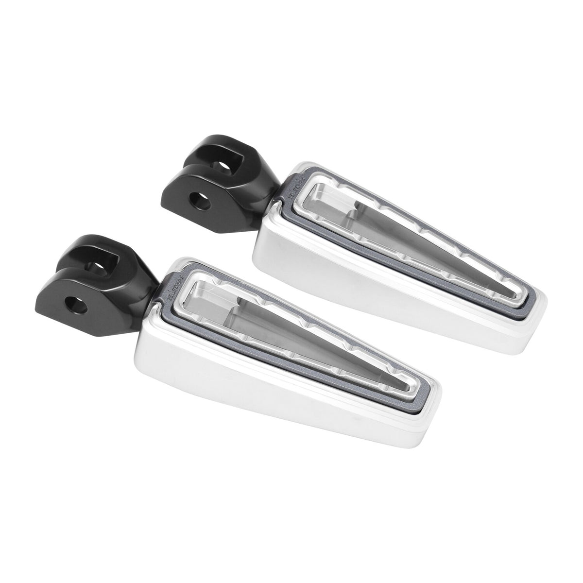 Fangster rider foot pegs - Chrome smoky