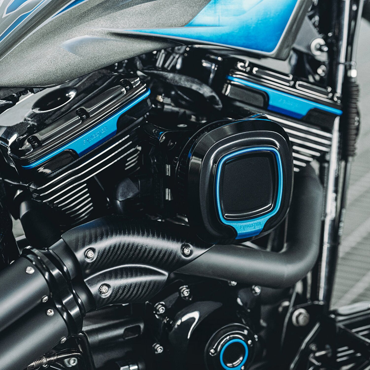 Fangster Air cleaner - Black blue