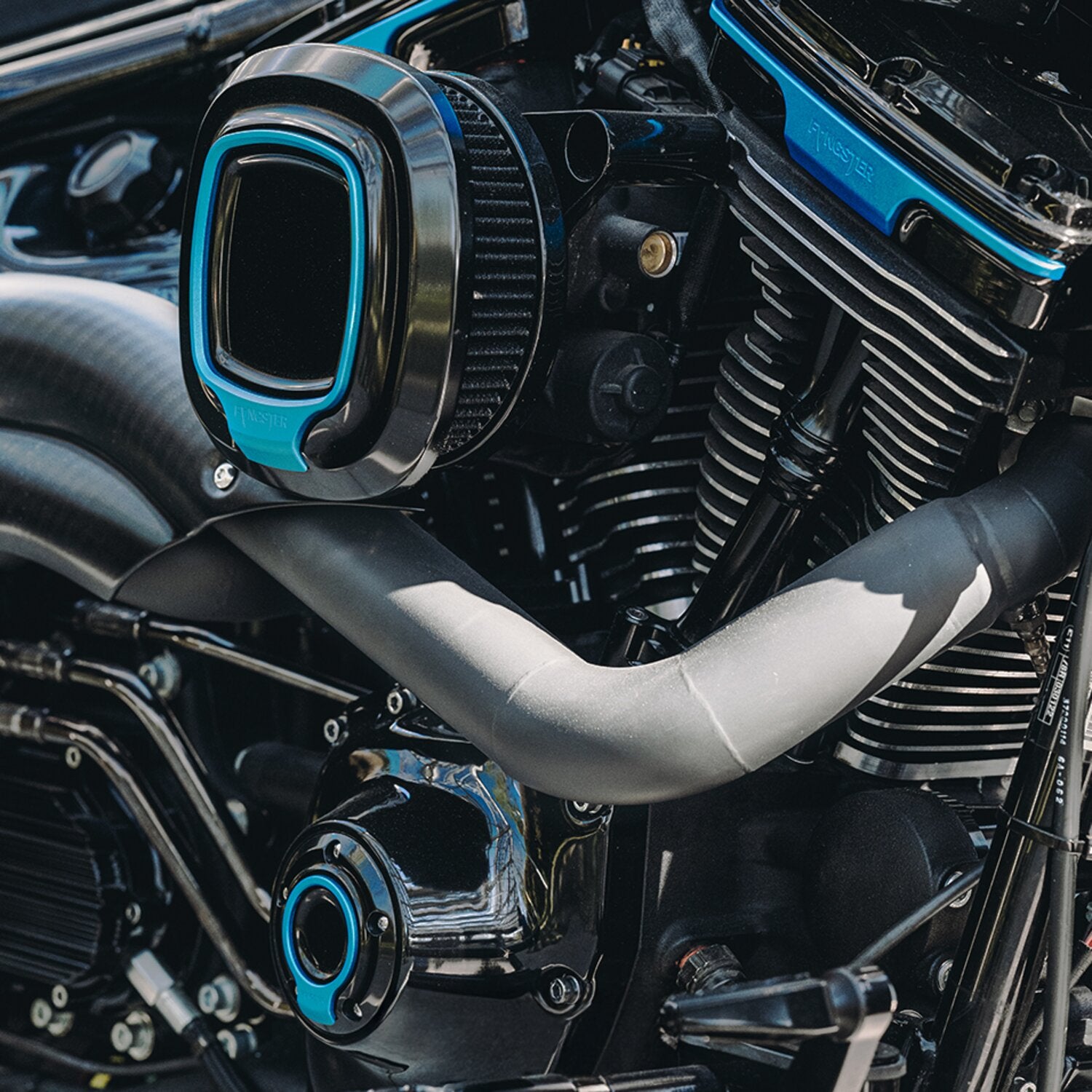 Fangster Air cleaner - Black blue