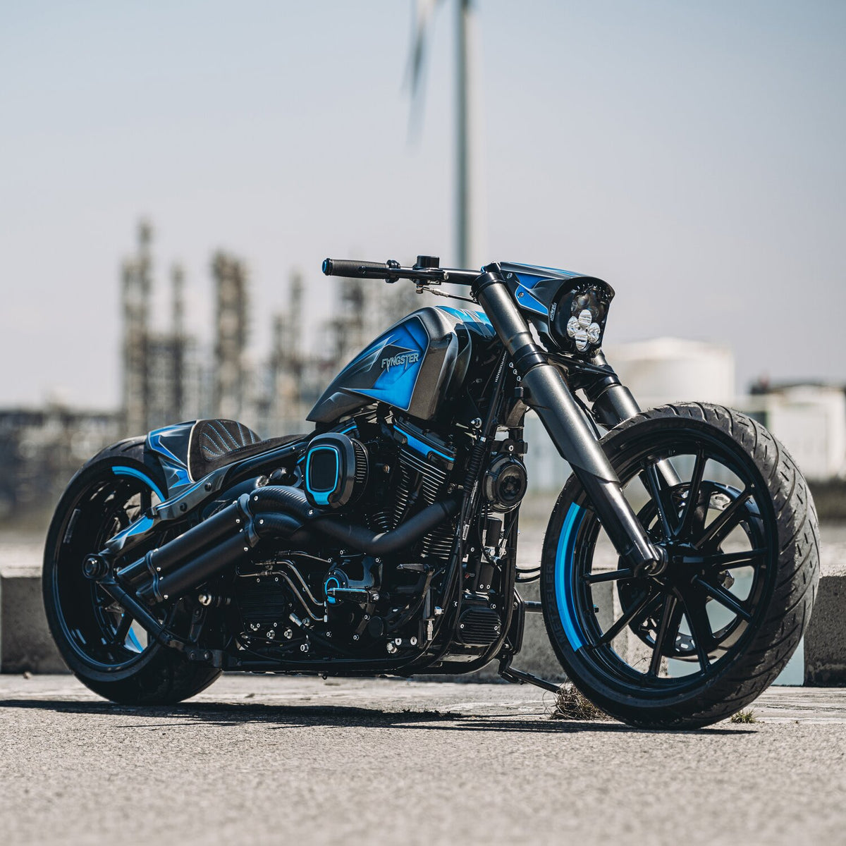 Fangster Air cleaner - Black blue