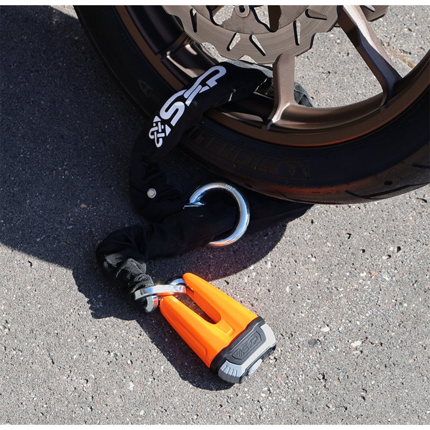 SXP MP04 disc lock - Neon orange/red