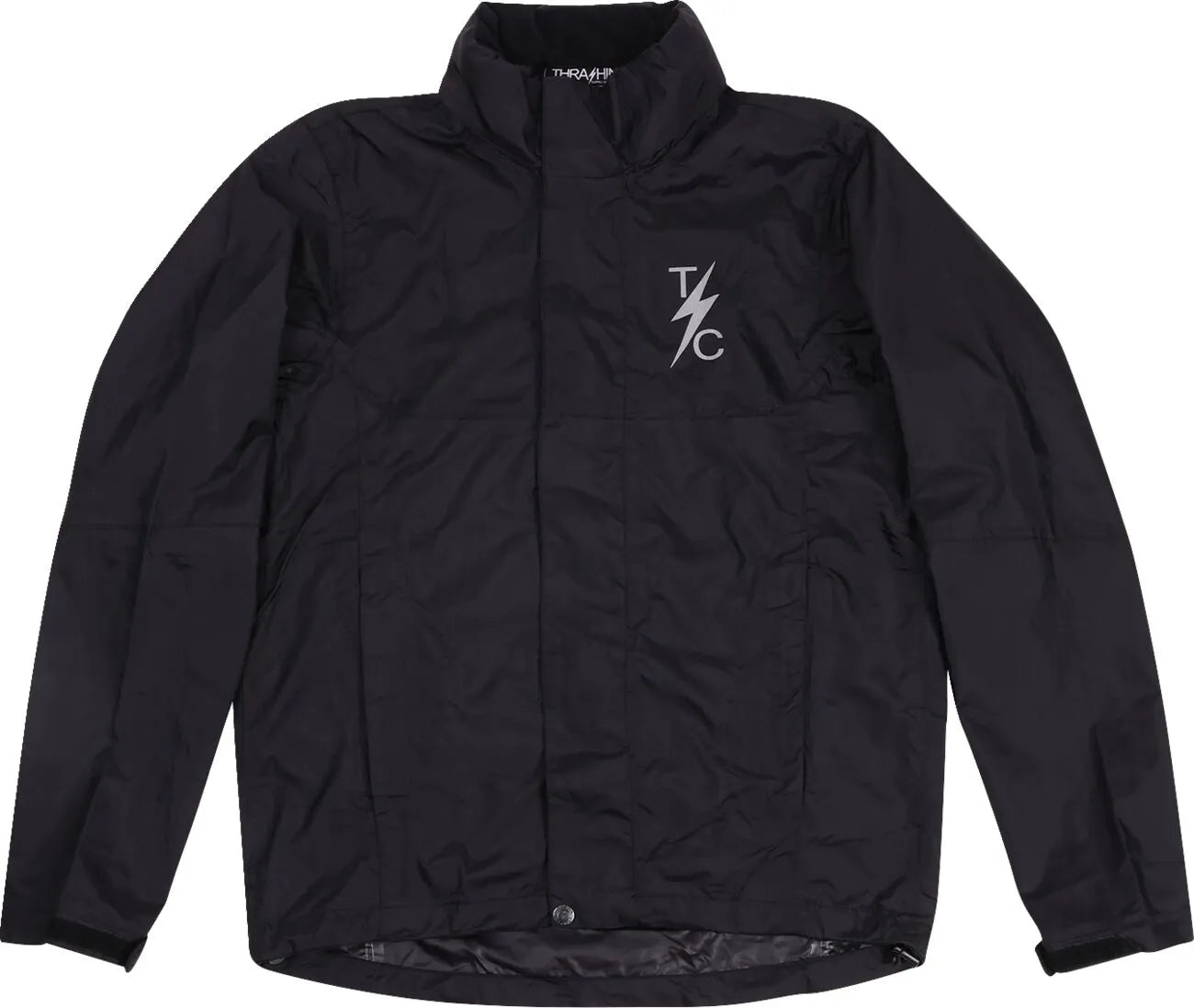 Thrashin Supply Co. Mission Waterproof Rain Jacket - Black