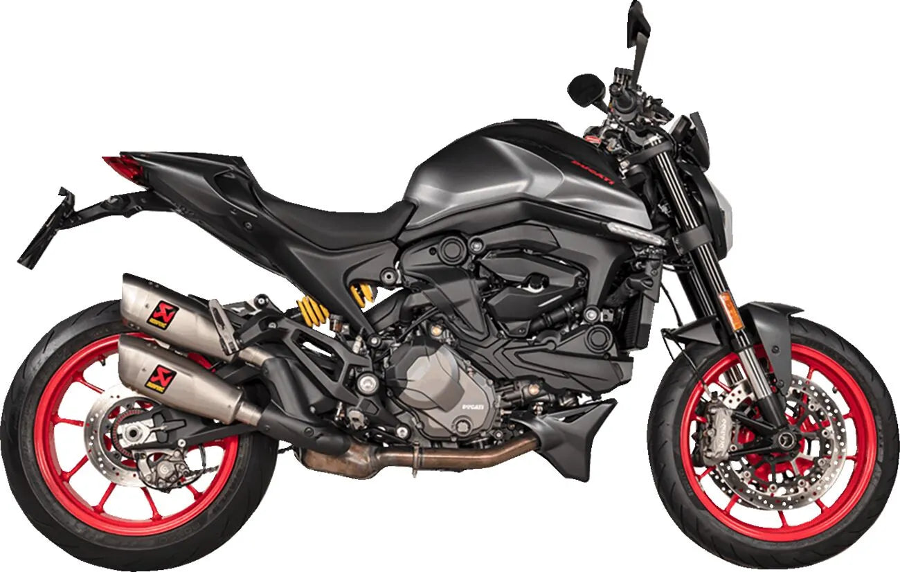 Akrapovic Slip-on Line Ljuddämpare I Titanium - ECE Väglaglig
