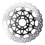 Accossato floating brake disc front - Wave - Black