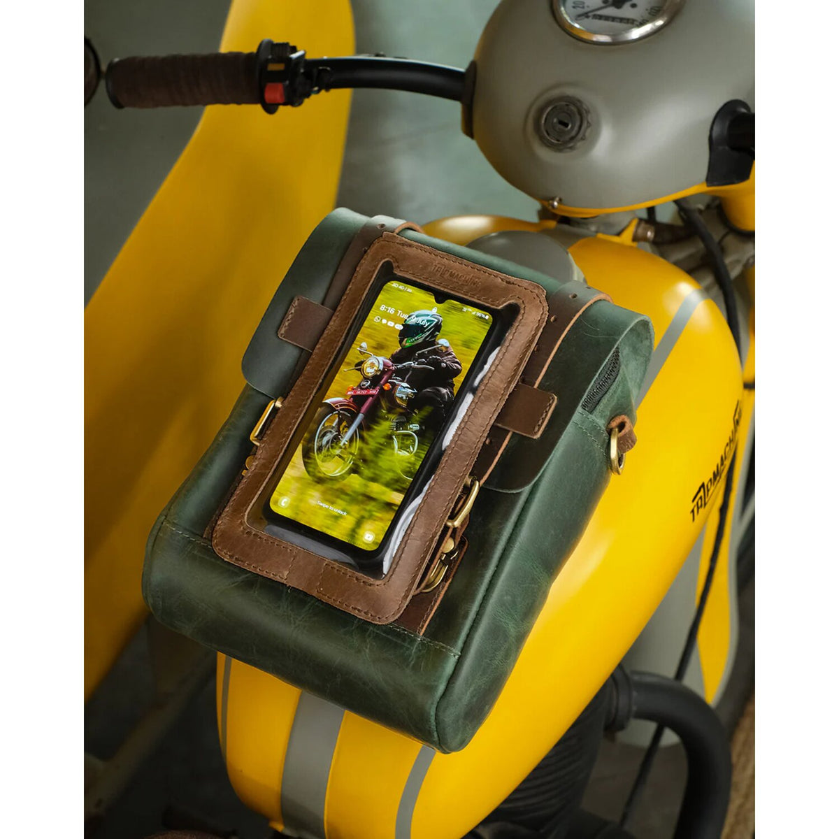 Trip Machine tank and tail bag - 4.4 liter - Forest Green