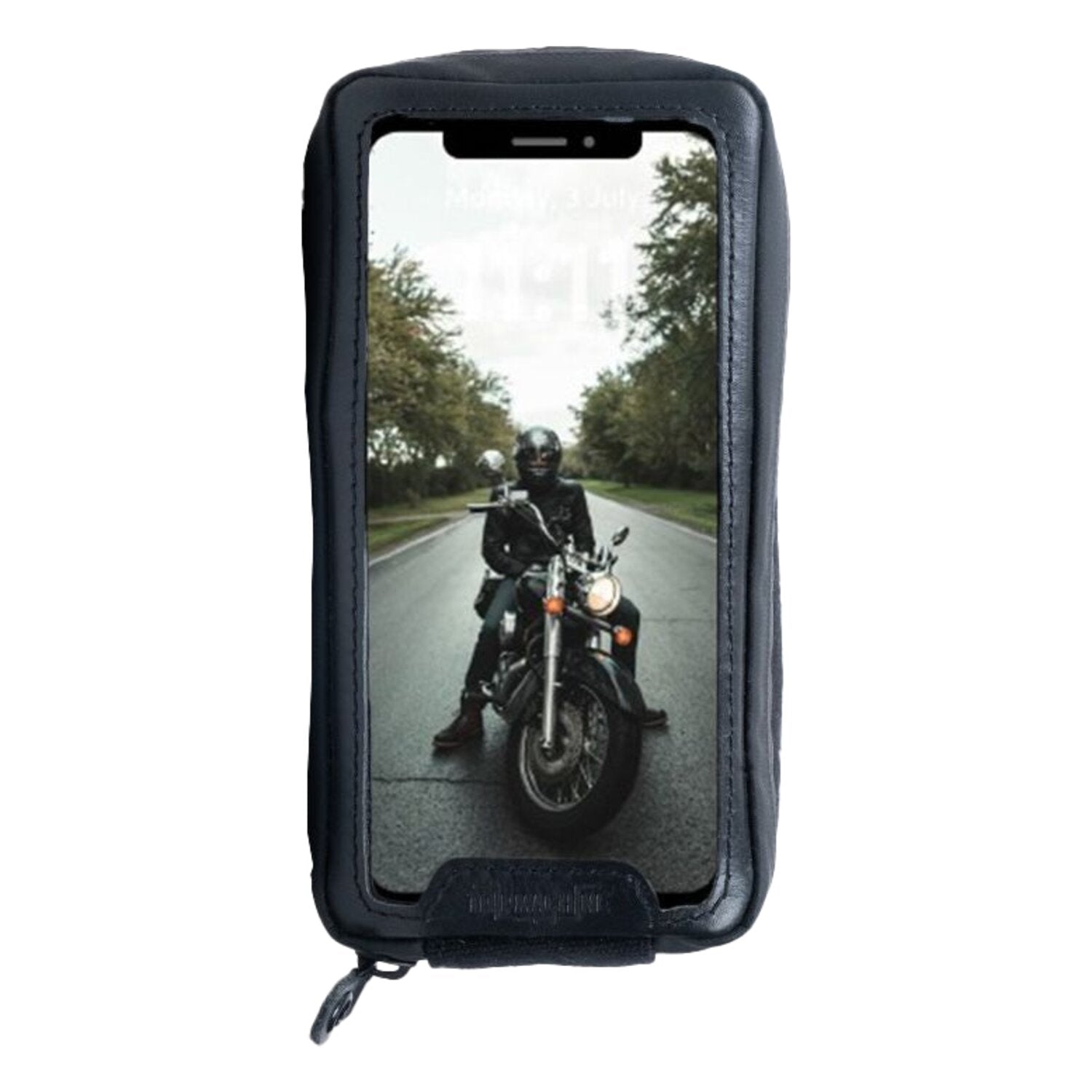 Trip Machine Navigator Case blue & tan